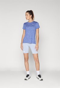 Under Armour VANISH SEAMLESS SHORT - Pajkice - celeste/white