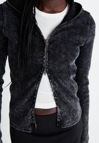 Weekday Strickjacke - black