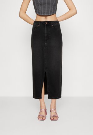 VMVERI CALF SKIRT - Kynähame - black