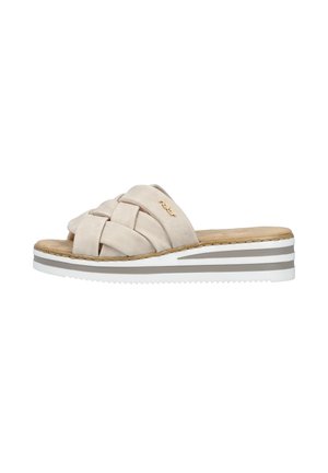 Rieker Mules - beige