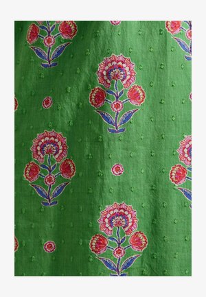 Joules, REGULAR FIT - LARISSA TIE NECK MIDI DRESS . - Denné šaty - green & pink foulard print