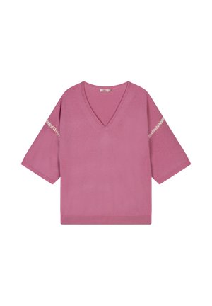 KIRAN V-NECK - T-shirt print - mauve orchid