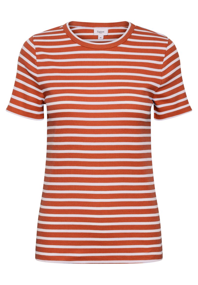 Saint Tropez T-shirt print oranje Saint Tropez T-shirt print oranje