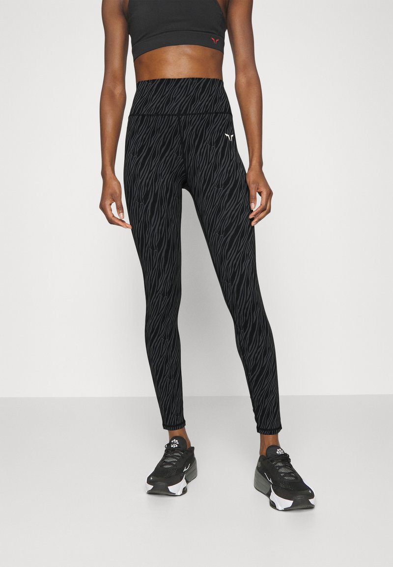 SQUATWOLF ZEBRA AGILE LEGGINGS Leggings Hosen black / charcoal
