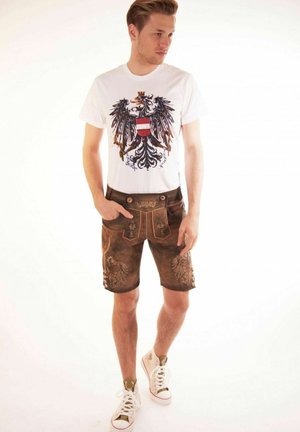 Lederhose Oliver moor gespeckt