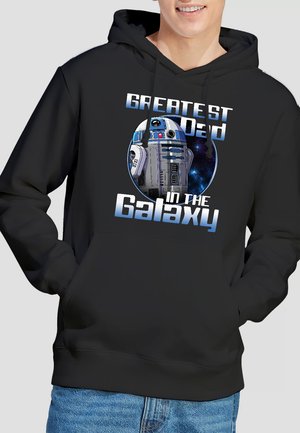 FATHERS DAY GREATEST DAD IN THE GALAXY - Kapuzenpullover - black