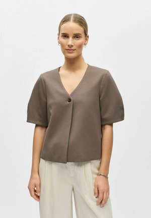STRUCTURED - Blouse - morel