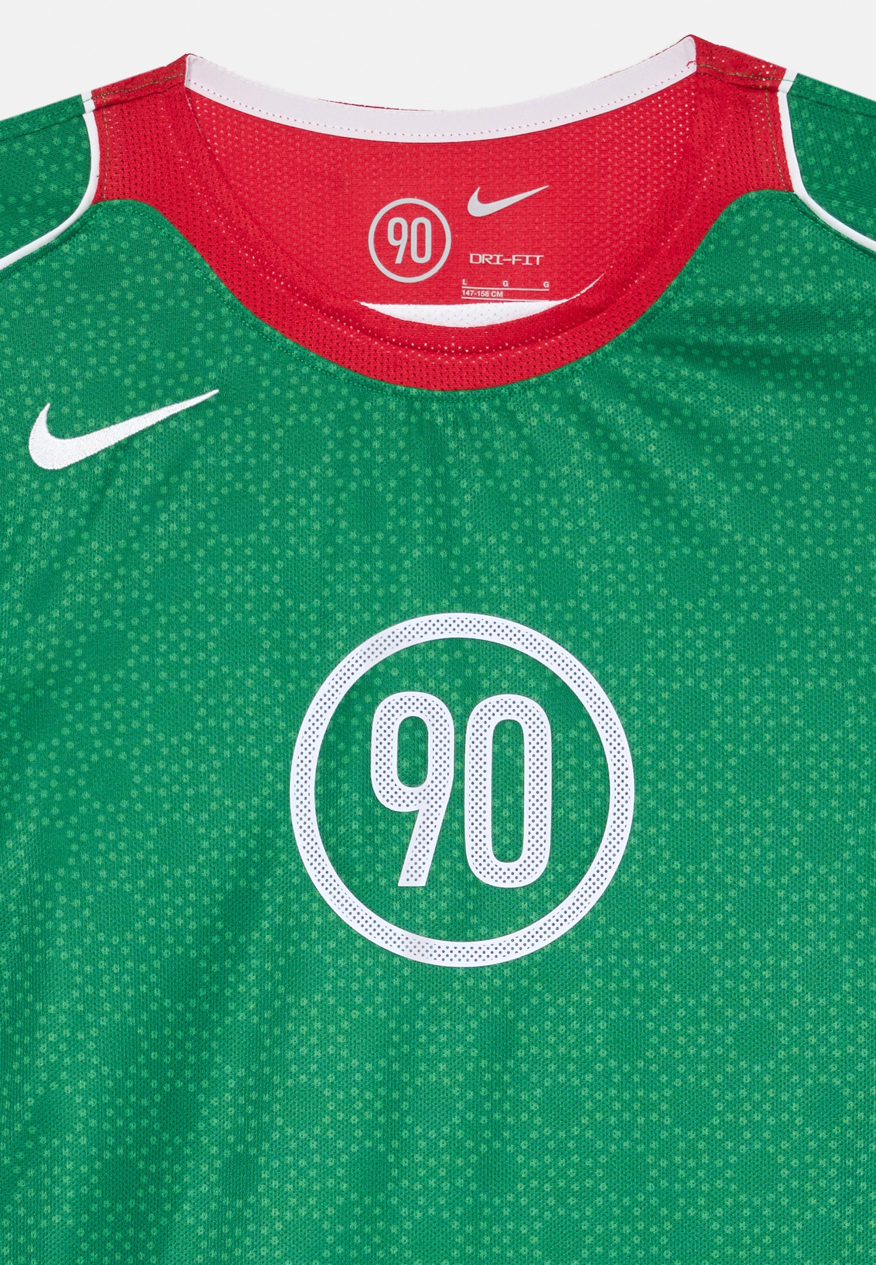 nike t90 green and red
