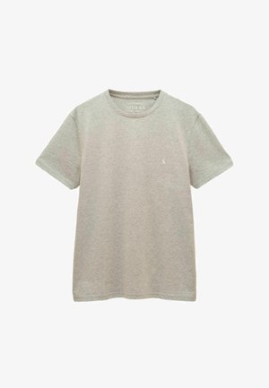 REGULAR FIT - EVERYDAY CLASSIC FIT - Camiseta básica - grey crew neck