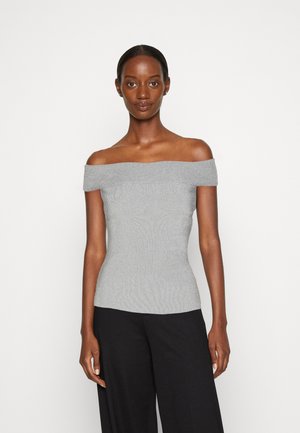 Gestuz SILVIGZ OFF SHOULDER - Μπλούζα - silver