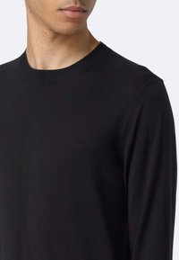 Paolo Pecora GIROCOLLO IN FILO FINEZZA - Maglione - nero