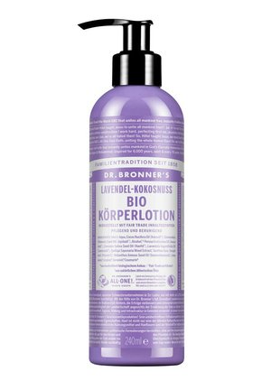 Dr. Bronner´s, DR. BRONNER'S LAVENDEL-KOKOSNUSS BIO KÖRPERLOTION - Body lotion - weiß