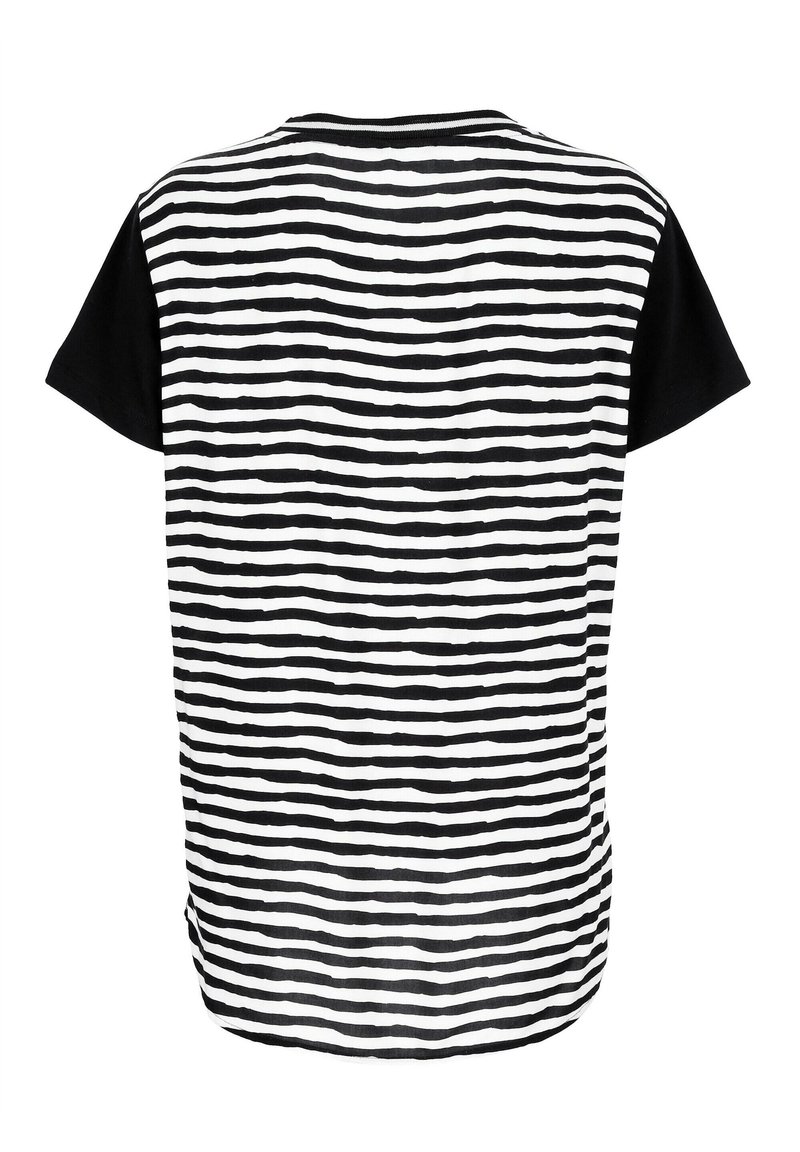 Damen T-Shirts | Alba Moda Bluse ecru/schwarz/schwarz - AR43662 Damen T-Shirts | Alba Moda Bluse ecru/schwarz/schwarz - AR43662