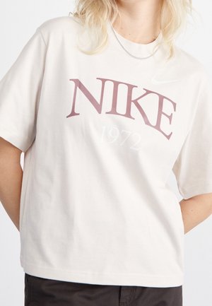 T-shirt med print - off-white