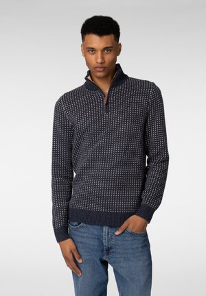 Strikkegenser - navy