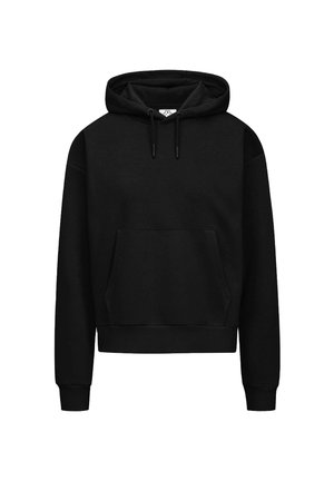 Felpa con cappuccio - black