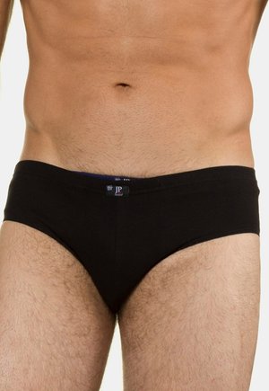 Černé bavlněné boxerky s klasickým designem, hladkým povrchem a elastickým pasem s logem vpředu.