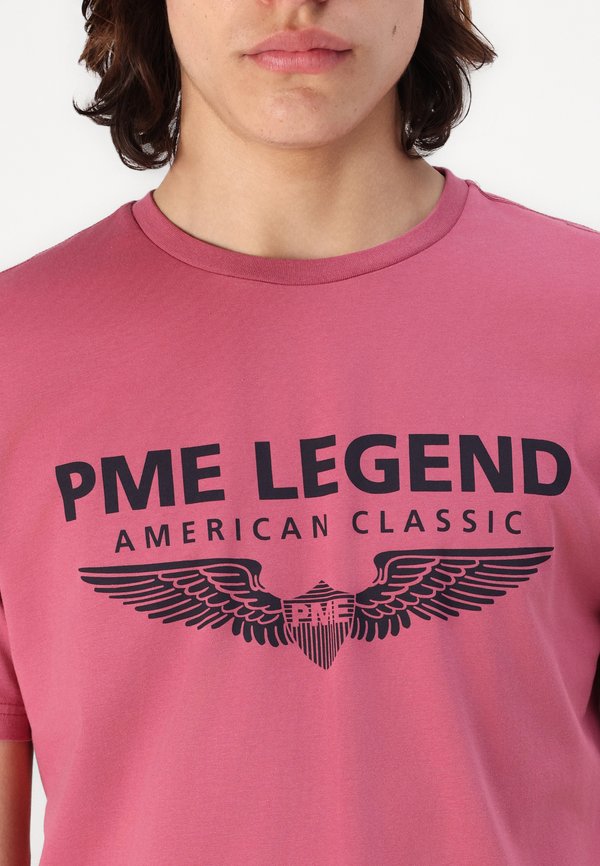 AMERICAN CLASSIC LOGO - Print T-shirt - rose wine2