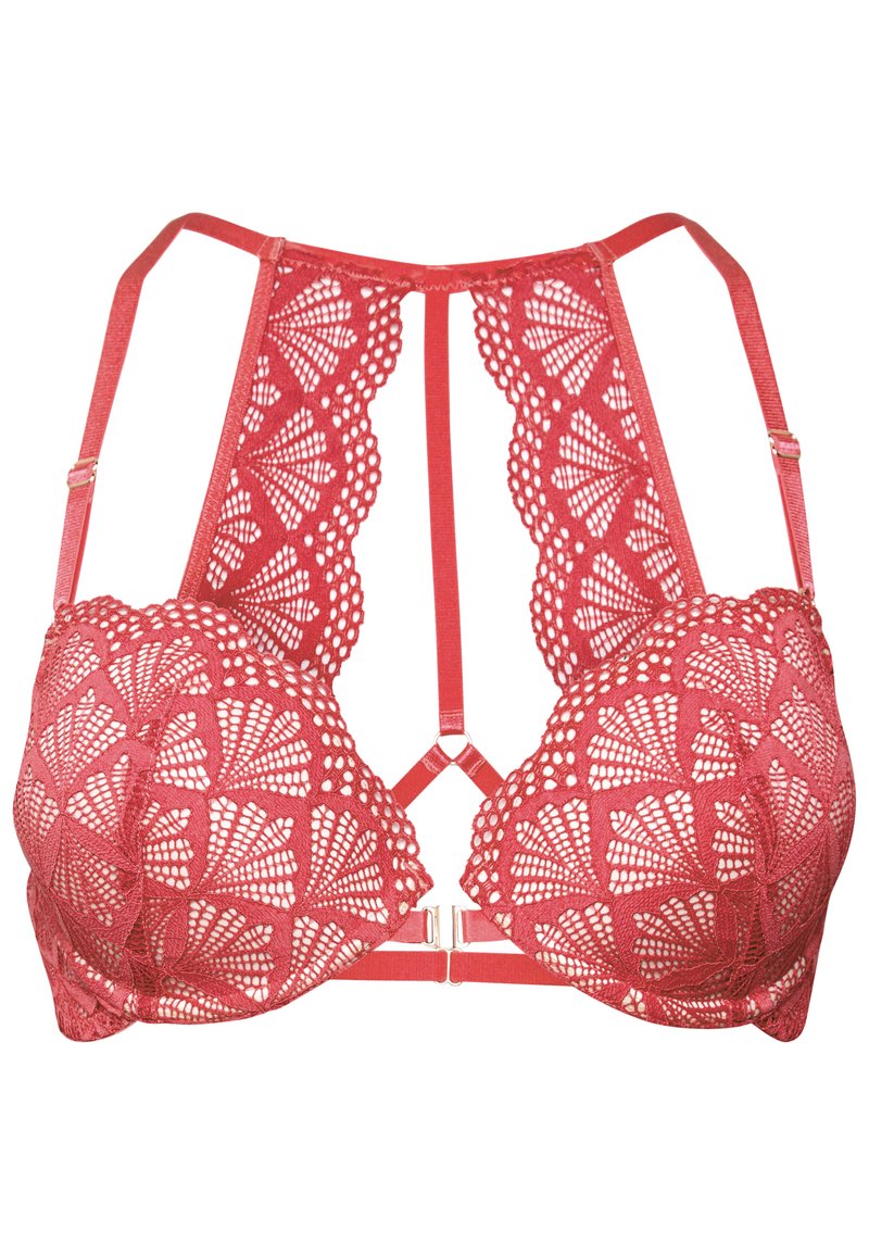 Lascana Tape Bra Push Up Bh Red Rot Zalando At