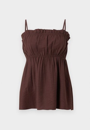 ONLY, ONLLINO - Débardeur - chocolate brown