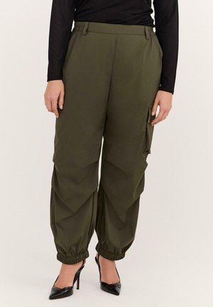 Fiorella Rubino PANTALONI CARGO - Pantalon cargo - verde militare