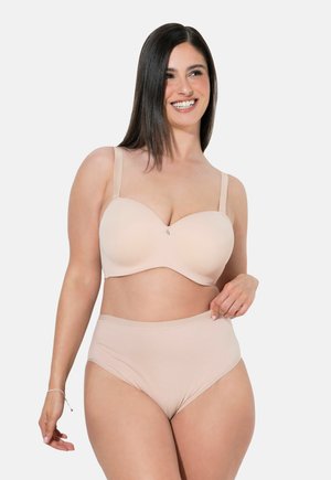 Ulla Popken, 2 PACK MIDI BRIEFS - Slip - pearl white