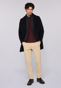 Trussardi MONOPETTO - Cappotto corto - blue genoa