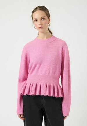 EMILY PEPLUM - Neule - moonlite mauve