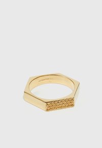 TEXTURED SLIM CHATA BAND UNISEX - Prstan - gold-coloured