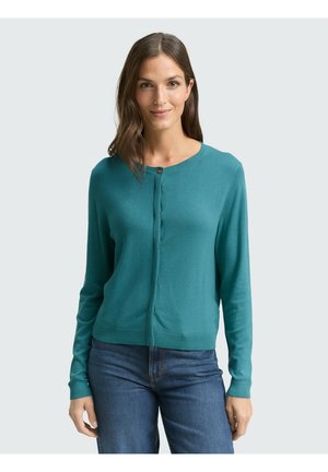 Strickjacke - tropical teal