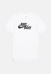 Nike Sportswear - TEE UNISEX - Tričko s potlačou - white/black Miniatúrny obrázok 1