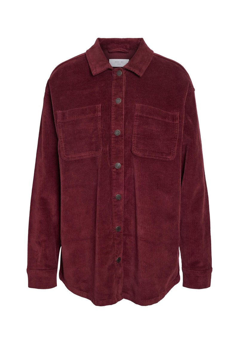 Noisy May Lichte jas bordeauxrood