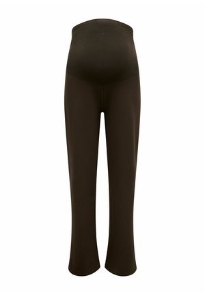 ONLY MATERNITY TROUSERS OLMABBY STRAIGHT FIT TROUSERS - Broek - chocolate torte