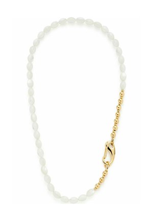 Halskæder - gold-coloured white