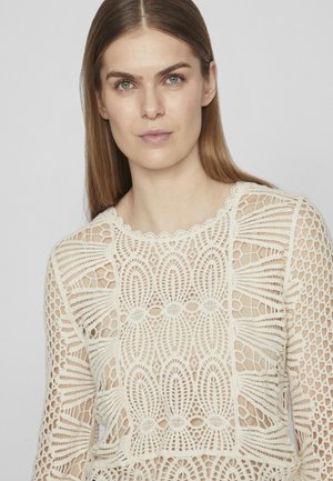VILA VIJULIA O NECK BLOUSE - Camicetta - birch