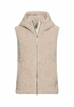 camel active, GEFÜTTERTE WESTE MIT 2-WEGE REISSVERSCHLUSS - Vest - stone