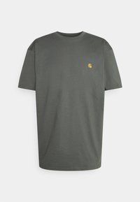 Carhartt WIP CHASE - T-shirt básica - thyme/gold