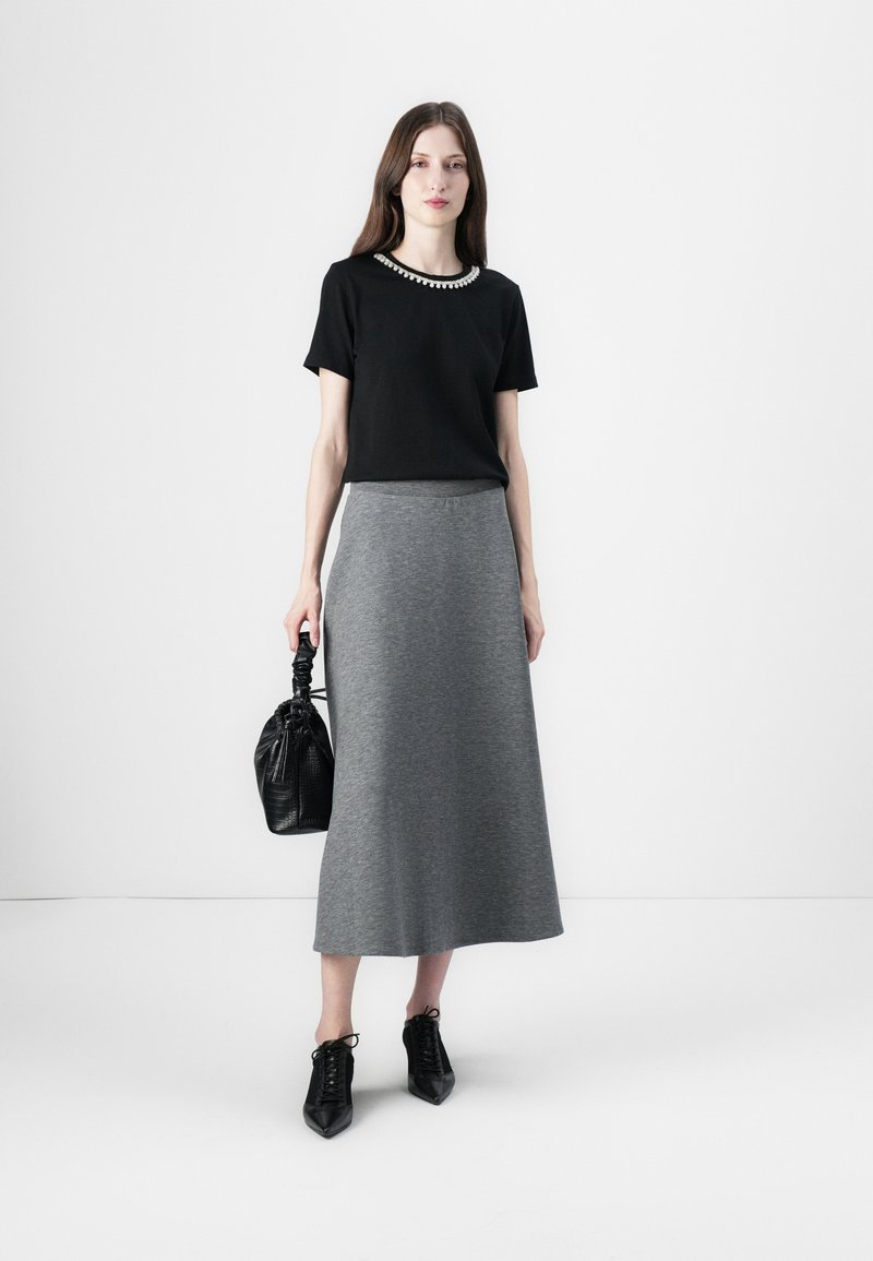 Only Onljanie Maglietta Donna S/S Top Box Jrs - Nero, Taglia S - Girocollo E Maniche Corte