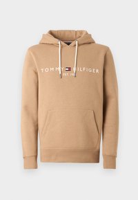 LOGO HOODY - Sweat à capuche - timeless camel