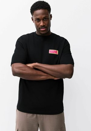 REGULAR FIT - BLACK PANTHER GRAPHIC  - Print T-shirt - black panther