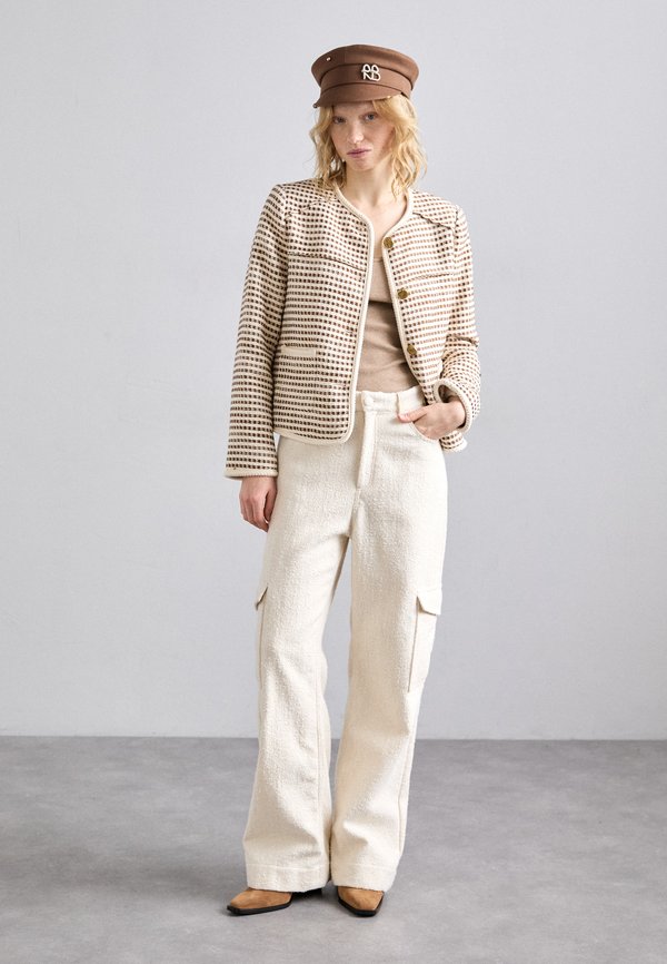 PIERCED PLAQUE BAKER BOY  - Beanie2