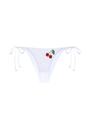 Yamamay, BABY BLU - BIKINI BOTTOM - Bikini pezzo sotto - white embroidered
