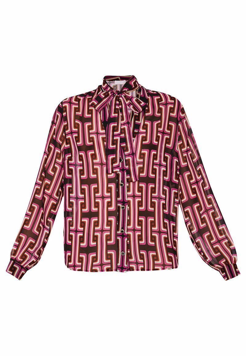 Liu Jo Jeans Overhemdblouse (rood)paars gemêleerd Liu Jo Jeans Overhemdblouse (rood)paars gemêleerd