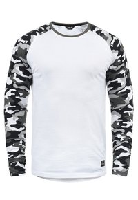 SDCAJUS - Majica z dolgimi rokavi - white grey marl