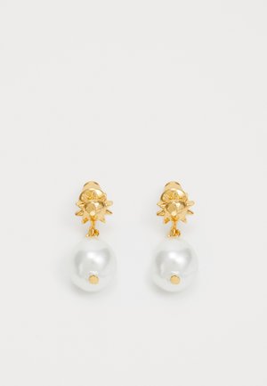 MINI MOLTEN SUN DROP - Earrings - pale gold-coloured