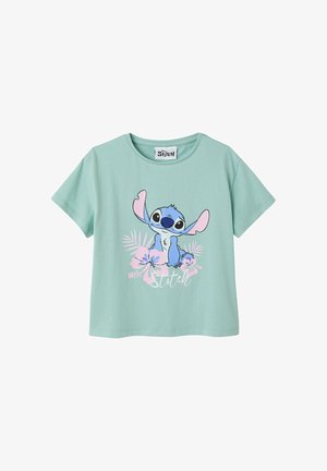 Vertbaudet, DISNEY LILO STITCH - T-Shirt print - aqua