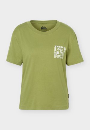 Quiksilver, STANDARD TEE - T-shirt imprimé - green