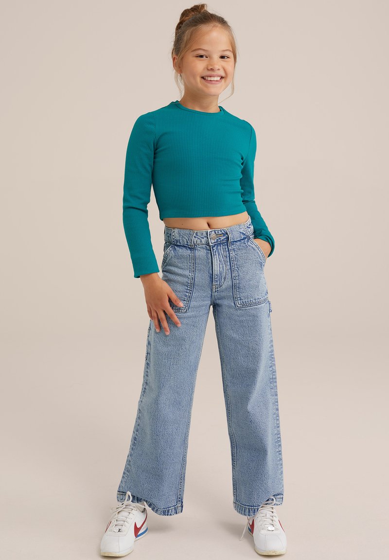 WE Fashion - Ilgarankovis viršutinės dalies drabužis - green, Padidinti
