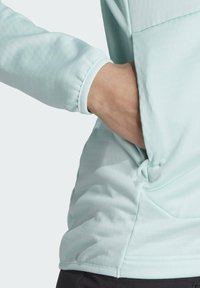 Adidas Terrex TERREX XPERIOR LIGHT FLEECE HOODED JACKET - Fleecejakke - semi flash aqua