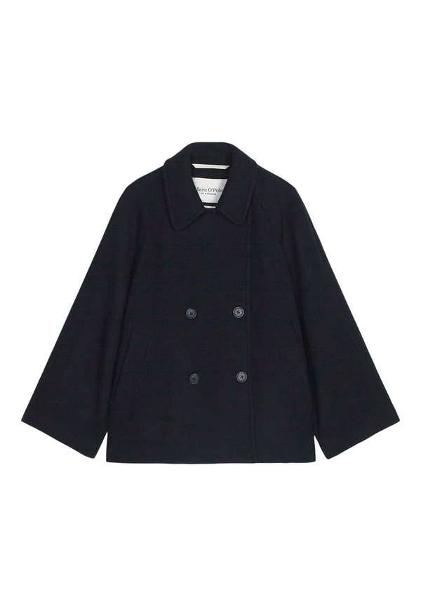 DOUBLE BREASTED LAPEL COLLAR WELT POCKETS - Short coat3